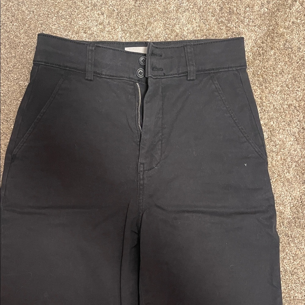 Everlane Women's Black Wide Leg Pants